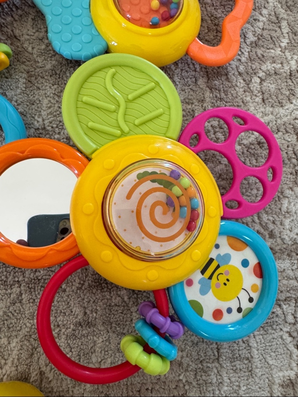 Colorful Baby Activity Rattle & Teether Set - Multicolor - Picture 2 of 5
